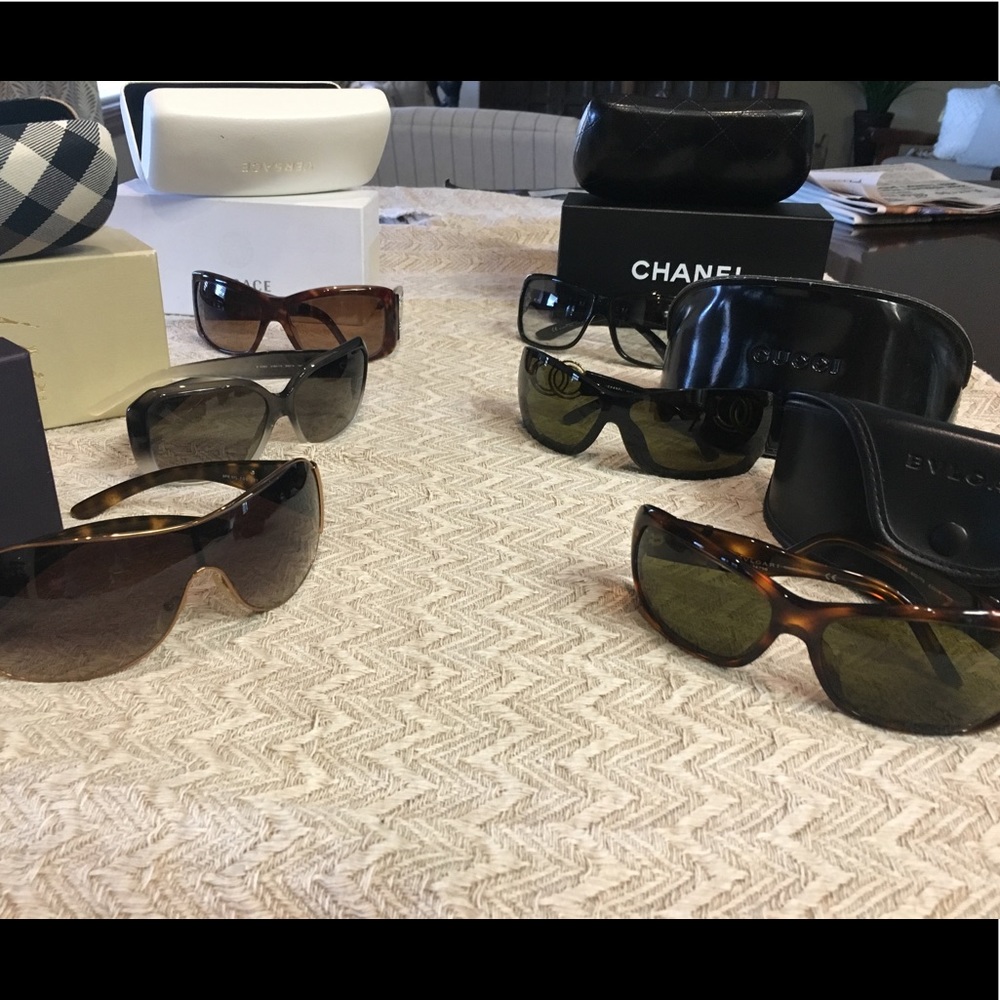 Six pairs of designer sunglasses 🕶 for sale